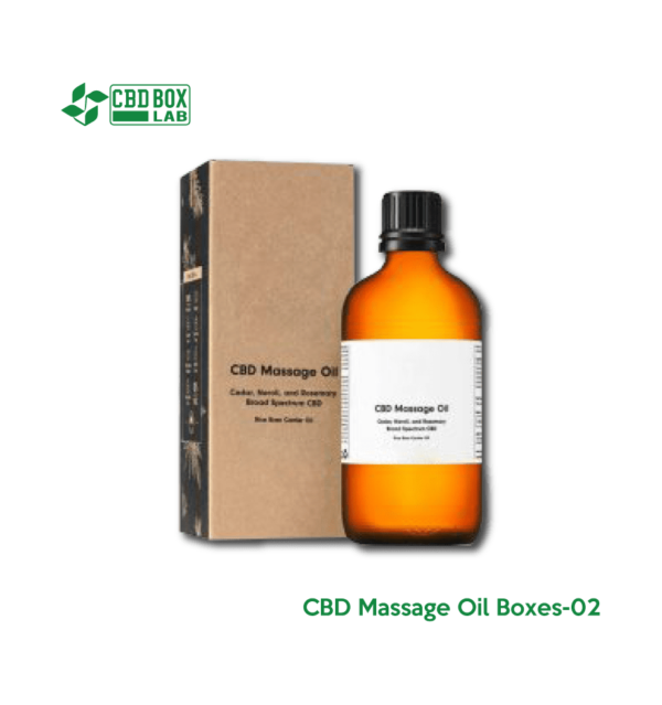 CBD Massage Oil Boxes