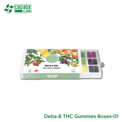 Delta-8 THC Gummies Boxes