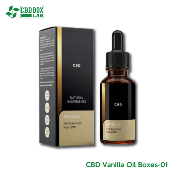 CBD Vanilla Oil Boxes