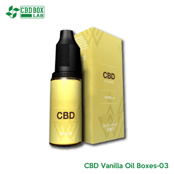 CBD Vanilla Oil Boxes