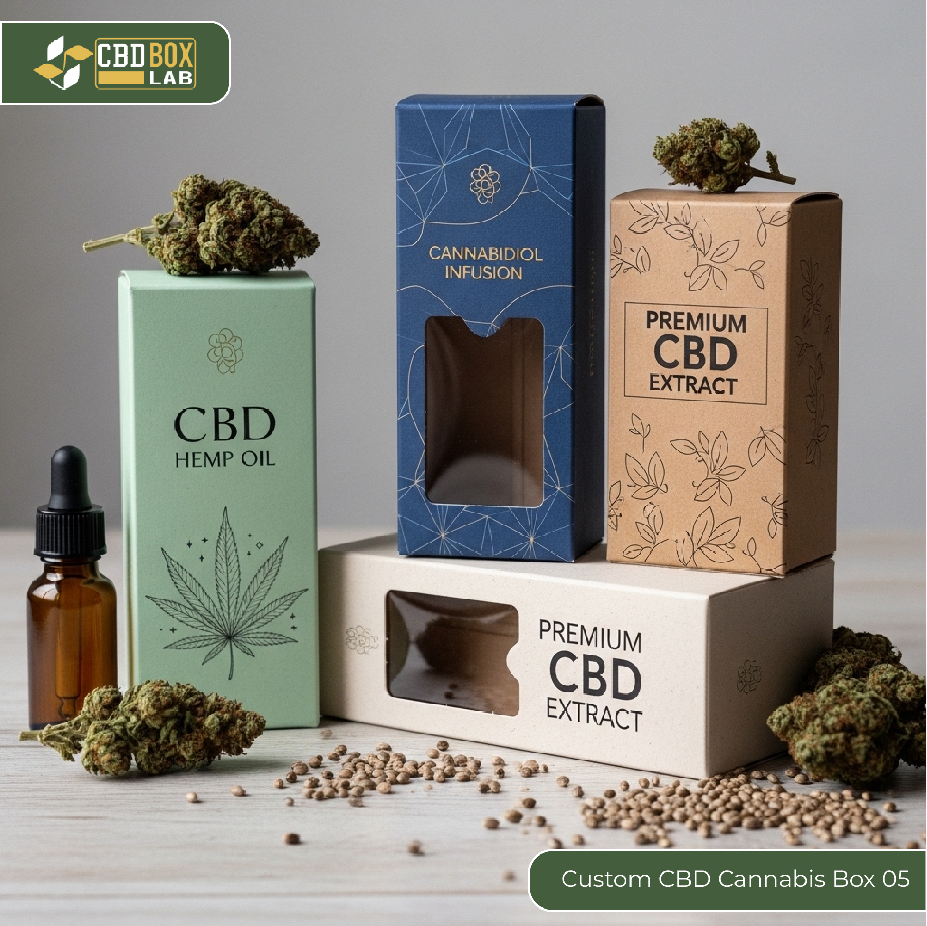 Custom CBD Cannabis Boxes